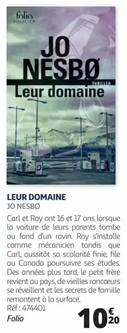 Auchan LEUR DOMAINE JO NESBO offre