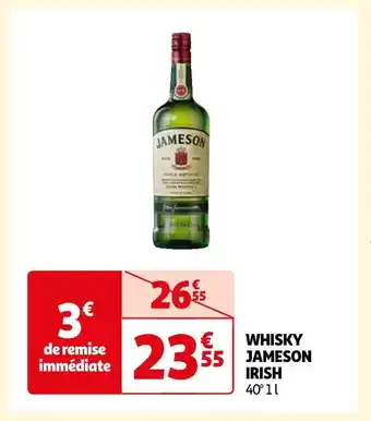 Auchan Jameson whisky jameson irish offre