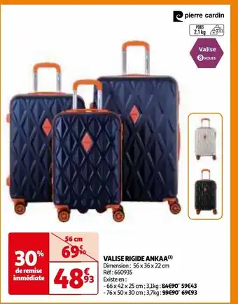 Auchan Valise rigide high turn offre
