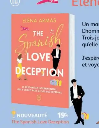 Auchan NOUVEAUTÉ 19⁹⁰ The Spanish Love Deception offre