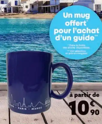 Auchan Un mug offert pour l'achat d'un guide" offre