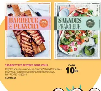 Auchan 150 RECETTES TESTÉES POUR VOUS offre