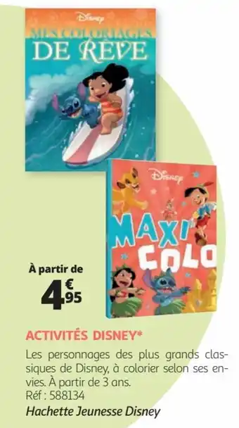 Auchan ACTIVITÉS DISNEY* offre