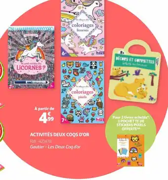 Auchan ACTIVITÉS DEUX COQS D'OR offre
