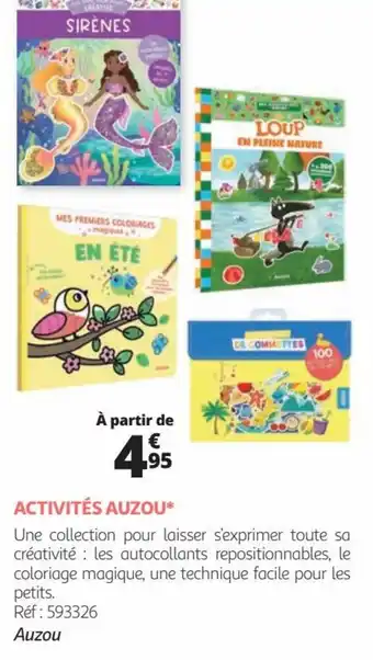 Auchan ACTIVITÉS AUZOU* offre