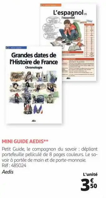 MINI GUIDE AEDIS**