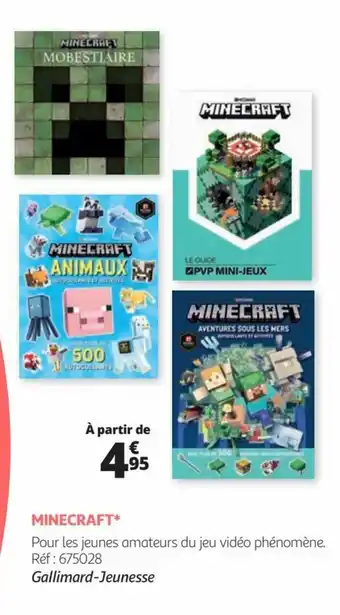 Auchan MINECRAFT* offre