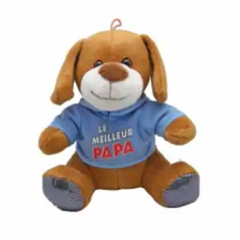 Peluche dog meilleur papa