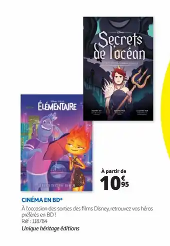 Auchan CINÉMA EN BD* offre
