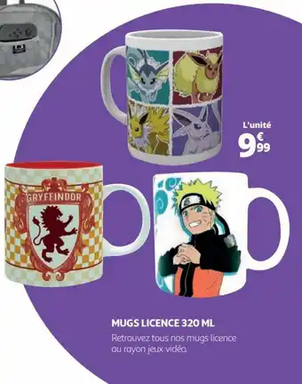 Auchan MUGS LICENCE 320 ML Retrouvez tous nos mugs licence au rayon jeux vidéo. offre