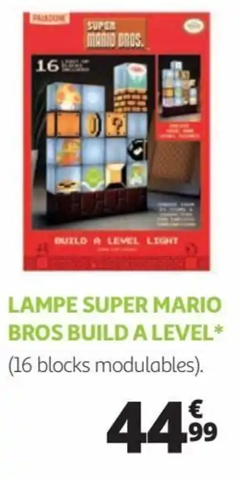 LAMPE SUPER MARIO BROS BUILD A LEVEL* (16 blocks modulables).