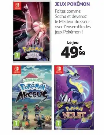 Auchan JEUX POKÉMON offre