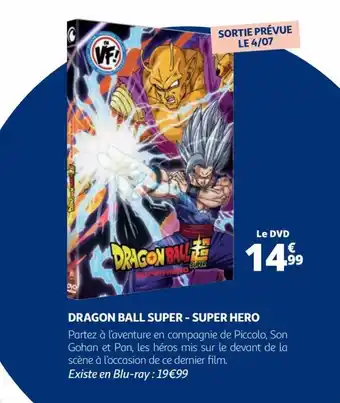 Auchan DRAGON BALL SUPER- SUPER HERO offre