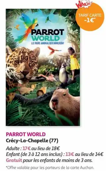 PARROT WORLD Crécy-La-Chapelle (77)