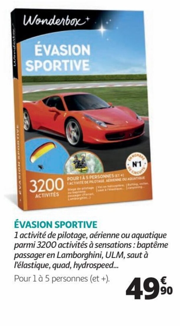 Promo ÉVASION SPORTIVE chez Auchan