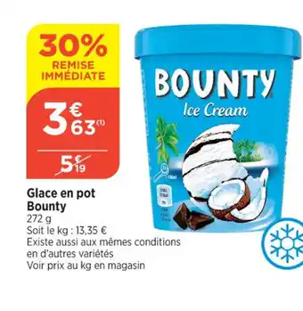 Glace en pot Bounty