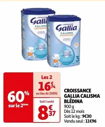 Auchan Croissance gallia calisma blédina offre