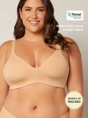 Luvlette everyday luv soutien-gorge sans armature sans couture curve doux
