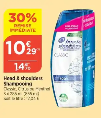 Bi1 Head & shoulders Shampooing offre