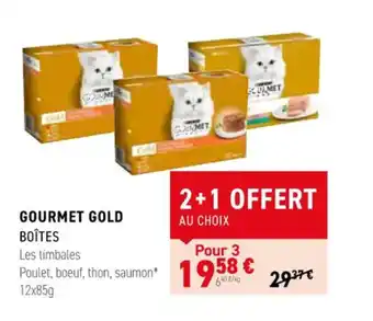 GOURMET GOLD BOÎTES
