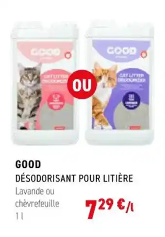 Tom&Co GOOD DÉSODORISANT POUR LITIÈRE offre