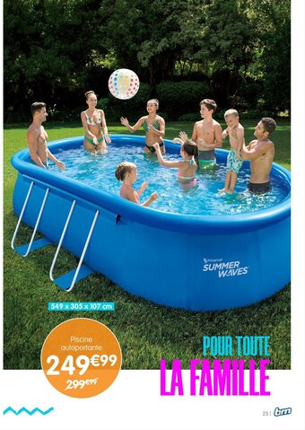 b&m Piscine autoportante offre