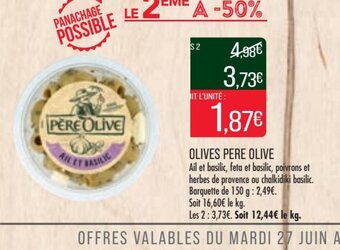 Match OLIVES PERE OLIVE offre
