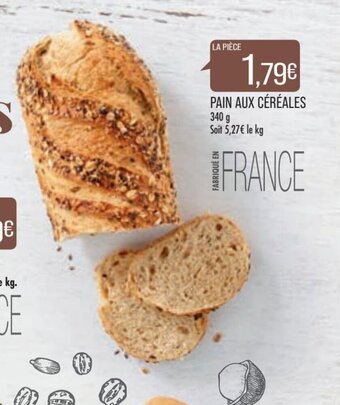 Match PAIN AUX CÉRÉALES offre