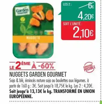 NUGGETS GARDEN GOURMET