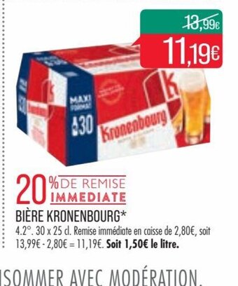 Match BIÈRE KRONENBOURG* offre