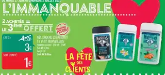Match GEL DOUCHE EXTRA DOUX offre