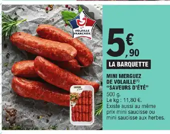 E.Leclerc MINI MERGUEZ DE VOLAILLE(1) offre