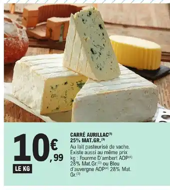 E.Leclerc CARRÉ AURILLAC (¹) 25% MAT.GR.(3) offre