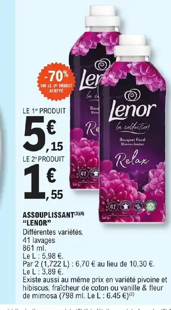 ASSOUPLISSANT(3)(4) "LENOR"