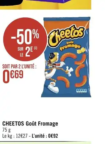 Géant Casino CHEETOS Goût Fromage offre