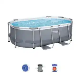 Piscine tubulaire ovale 3x2m et accessoires