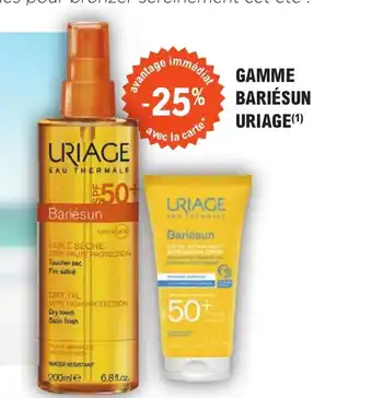 E.Leclerc Parapharmacie GAMME BARIÉSUN URIAGE(¹) offre