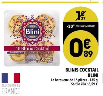 Supeco Blinis Cocktail Blini offre