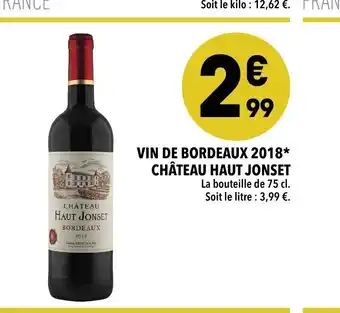 Supeco Vinde Bordeaux 2018 offre