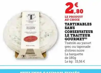 Super U LE PRODUIT AU CHOIX TARTINABLES offre
