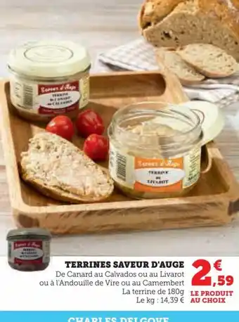 Super U TERRINES SAVEUR D'AUGE offre