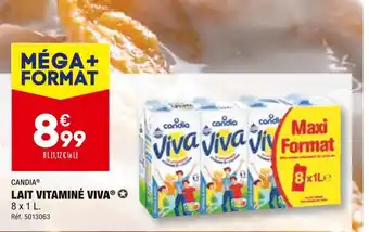 ALDI Candia lait vitaminé viva offre