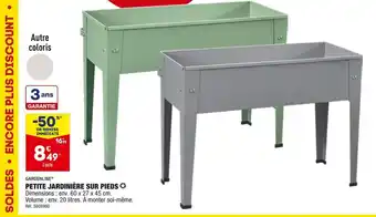 ALDI Gardenlin petite jardinière sur pieds offre