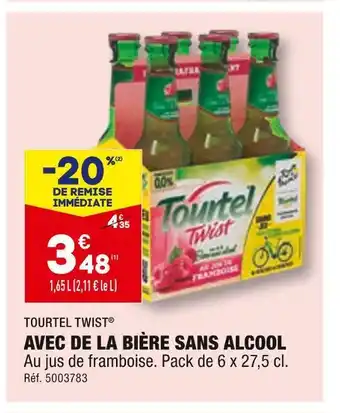 ALDI Tourtel twist avec de la bière sans alcool offre