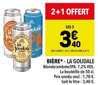 Supeco La goudale bière offre