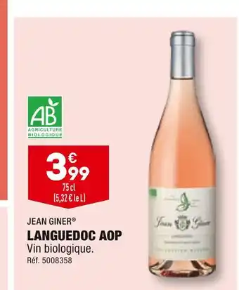 ALDI Jean giner languedoc aop offre