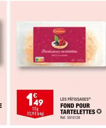 ALDI Les pâtissades fond pour tartelettes offre