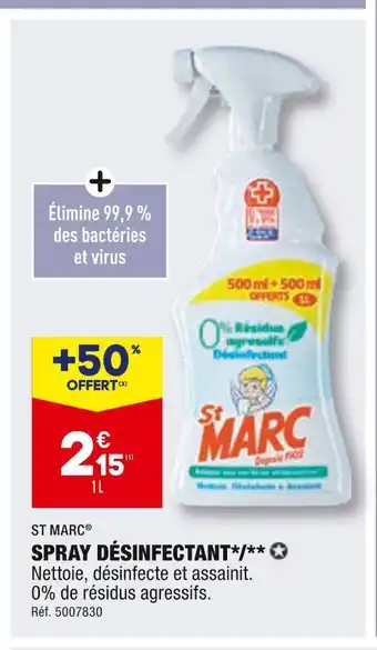 ALDI St marc spray désinfectant offre