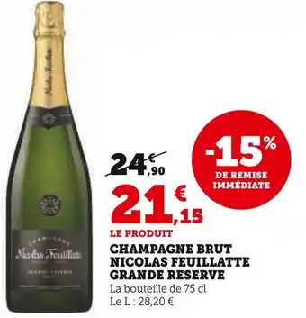 Nicolas feuillatte champagne brut grande reserve