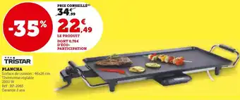 Super U Tristar plancha offre